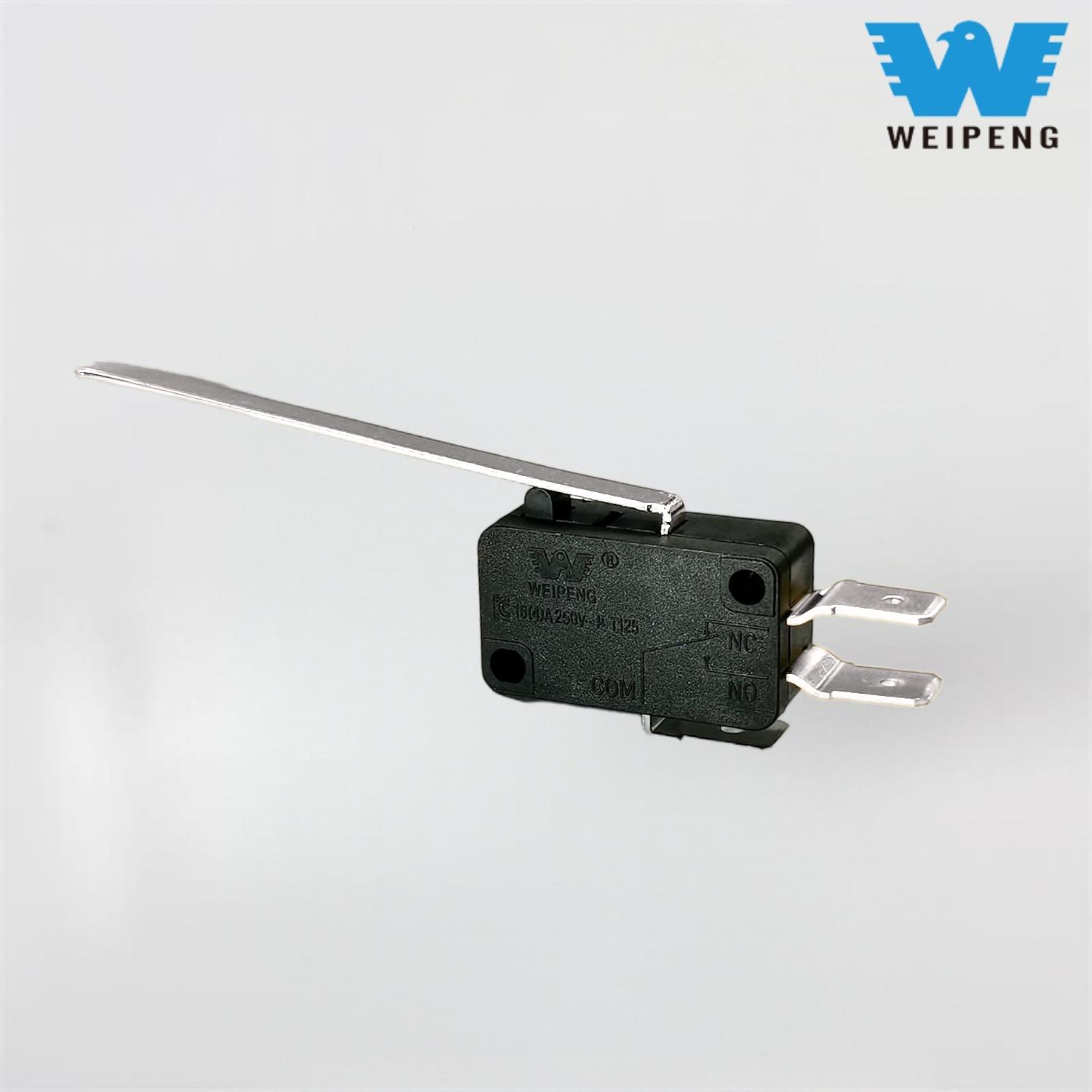 Klasický pákový koncový spínač zvyšuje priemyselnú bezpečnosť