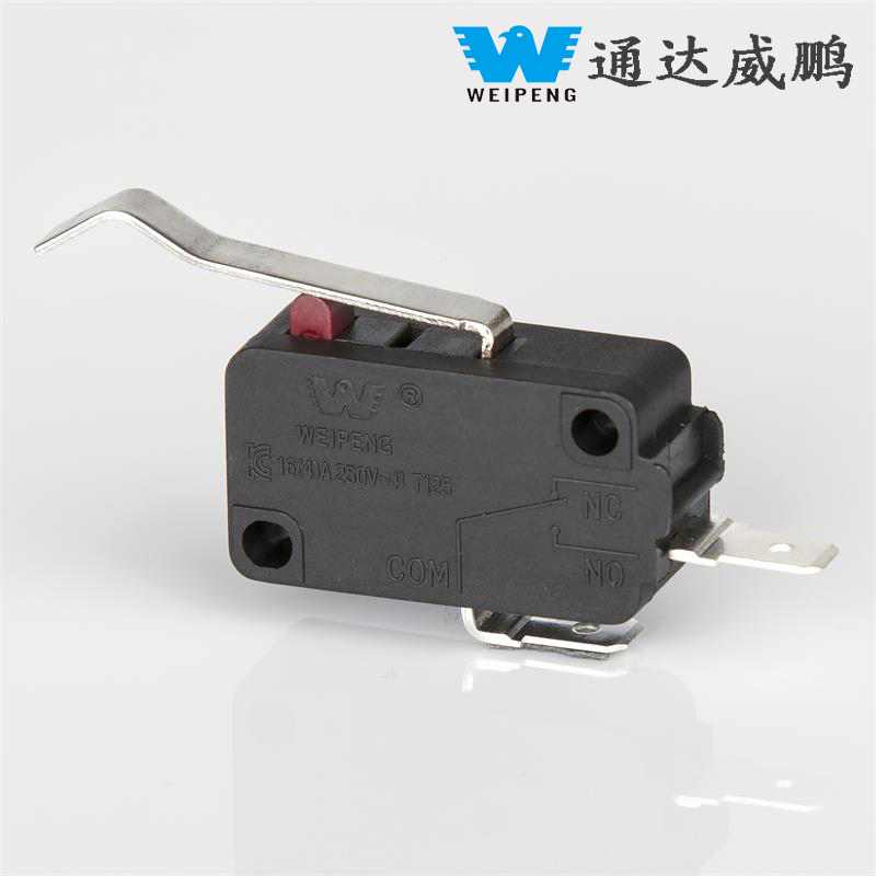 Príslušenstvo pazúrových strojov s valčekovým mikrospínačom s dlhým diskom