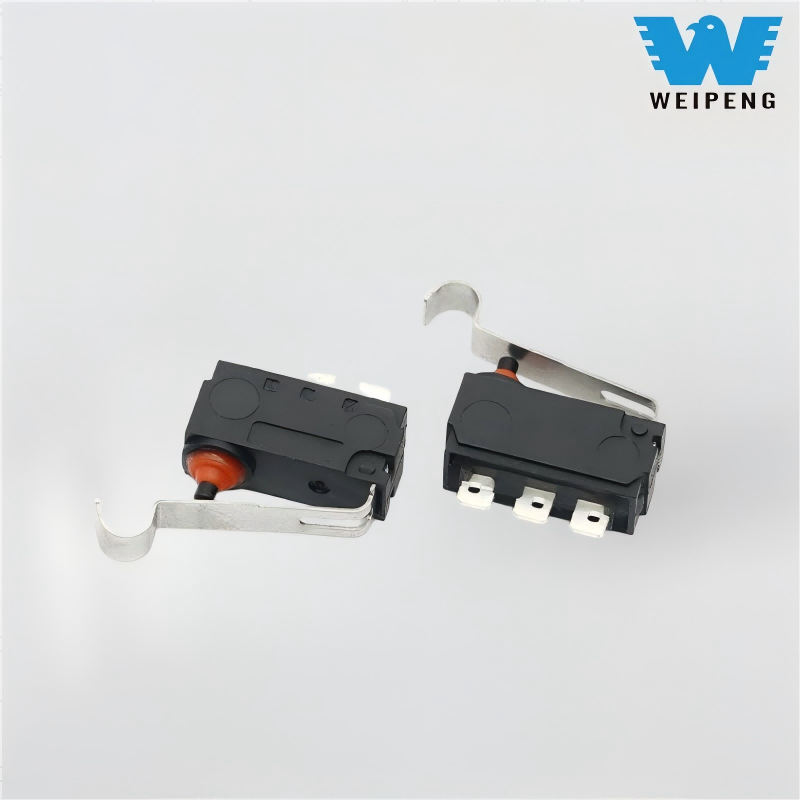 Vodotesný mikrospínač s elektrickými sacími dvierkami