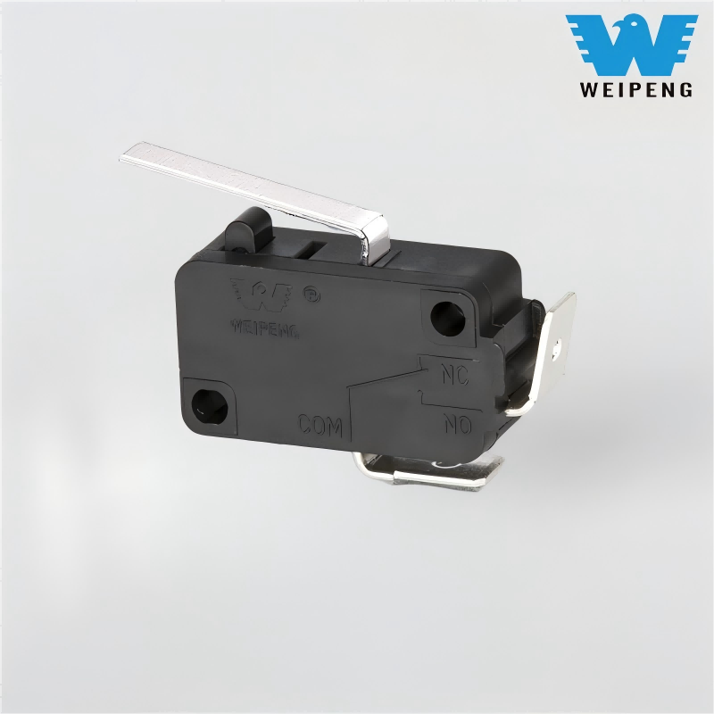 Veľký mikrospínač s vysokou citlivosťou s páčkou