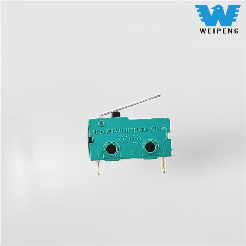 Typ valčeka Mikrospínač s dvomi/tromi hrotmi 5A