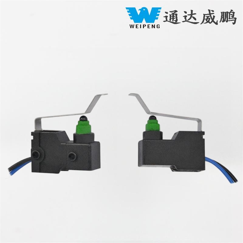 Mikrospínač s bočným výstupom s polohovacím kolíkom