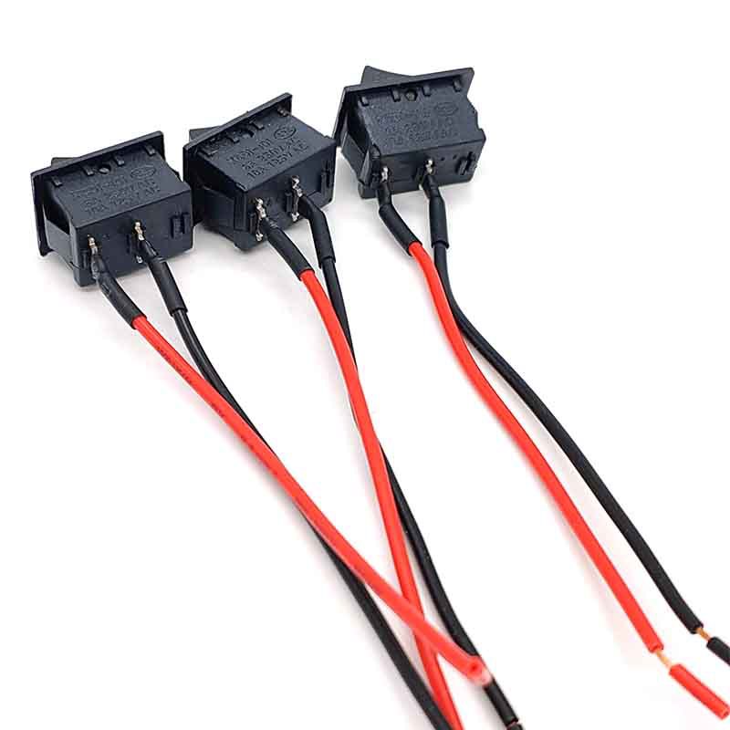 Kolískový spínač pre malé spotrebiče 21 * 15 mm