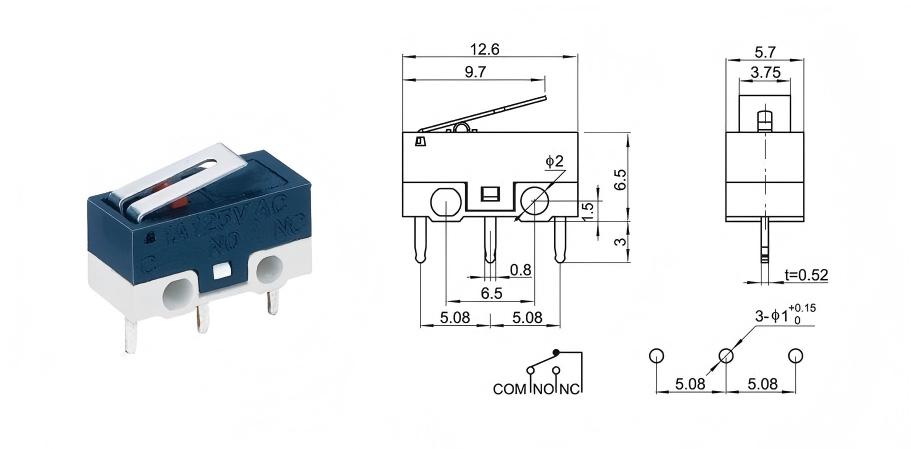 Spínač Smart Door Lock Myš