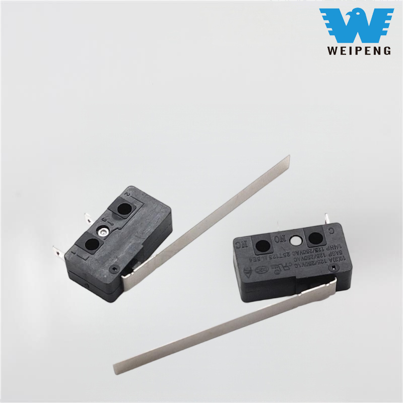 Cestovný koncový spínač s ohnutou pákou/rúčkou/medeným valčekom