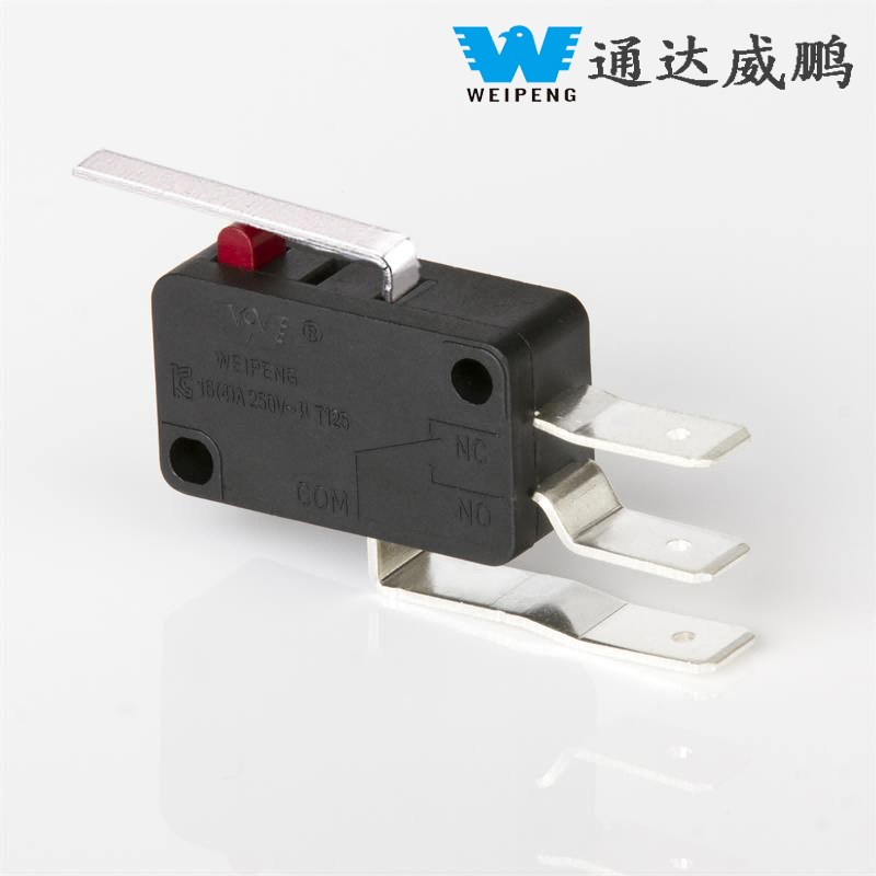 Weipeng čierny Small Travel Limit Micro Switch